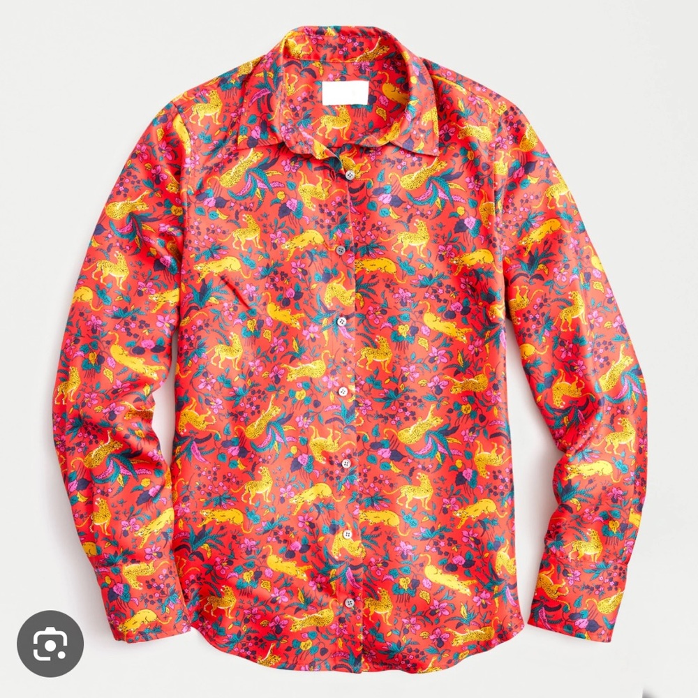 Jcrew Collection silk shirt